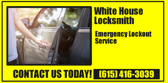 Emergency Lockout Service. White House Locksmith lockout service. Locked your keys inside your vehicle. We can come to your location and unlock your car door.