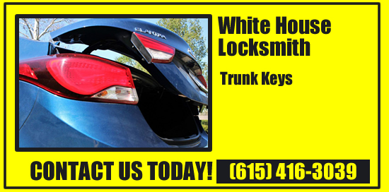 Trunk key. Automotive locksmih make a new key to my vehicles trunk lock. 
