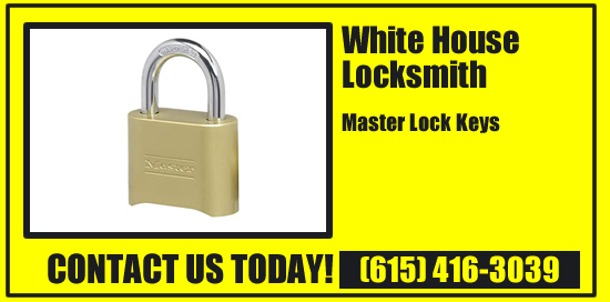 Padlock Keys. White House locksmith can make keys to padlocks. If you have a padlock on your storage we can come pick it open or make a new padlock key.