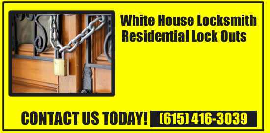 White House emergency lockout service. One of our professional locksmiths can come to your location and open your door when all keys are locked inside.